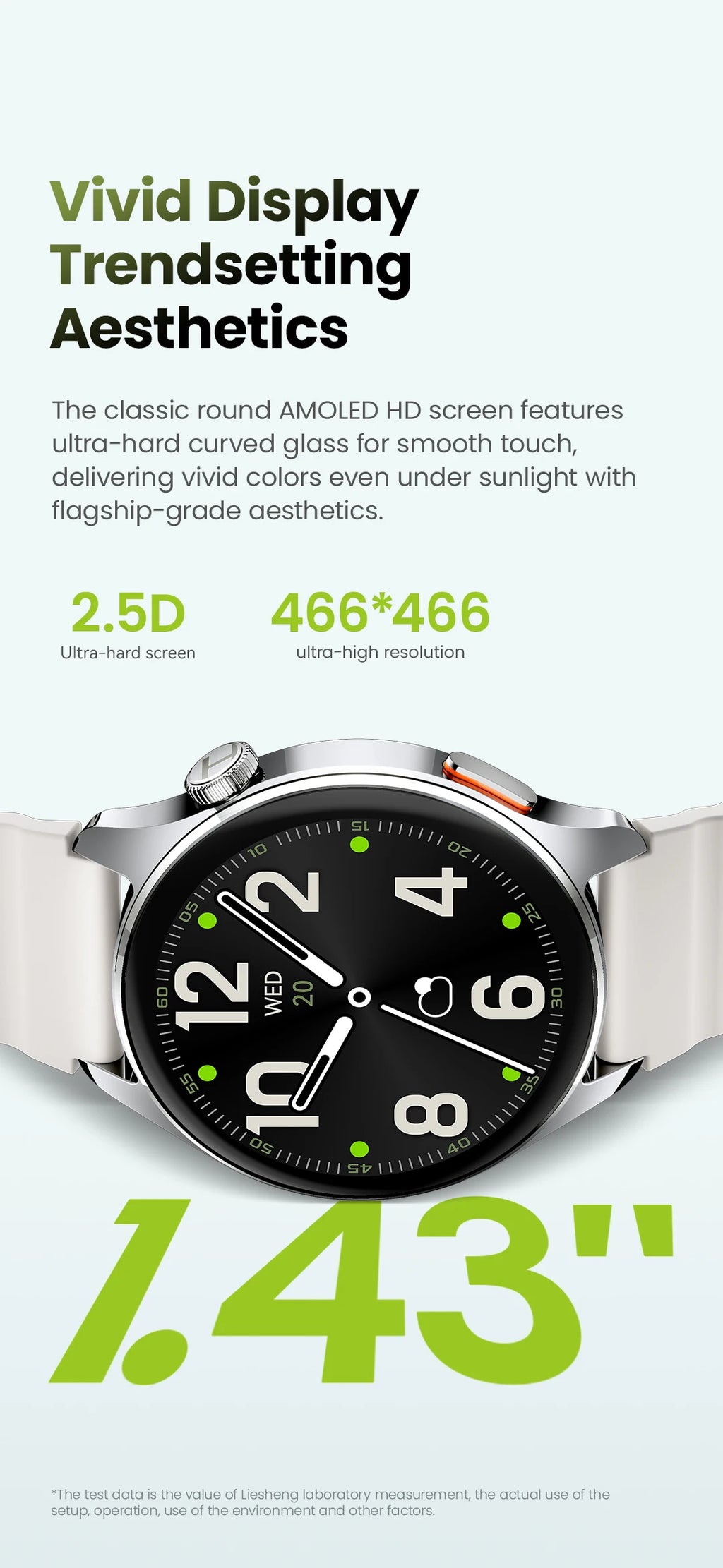 CowLost | haylou-watch-4s-gps-smartwatch-1-43-hd-amoled-display |10