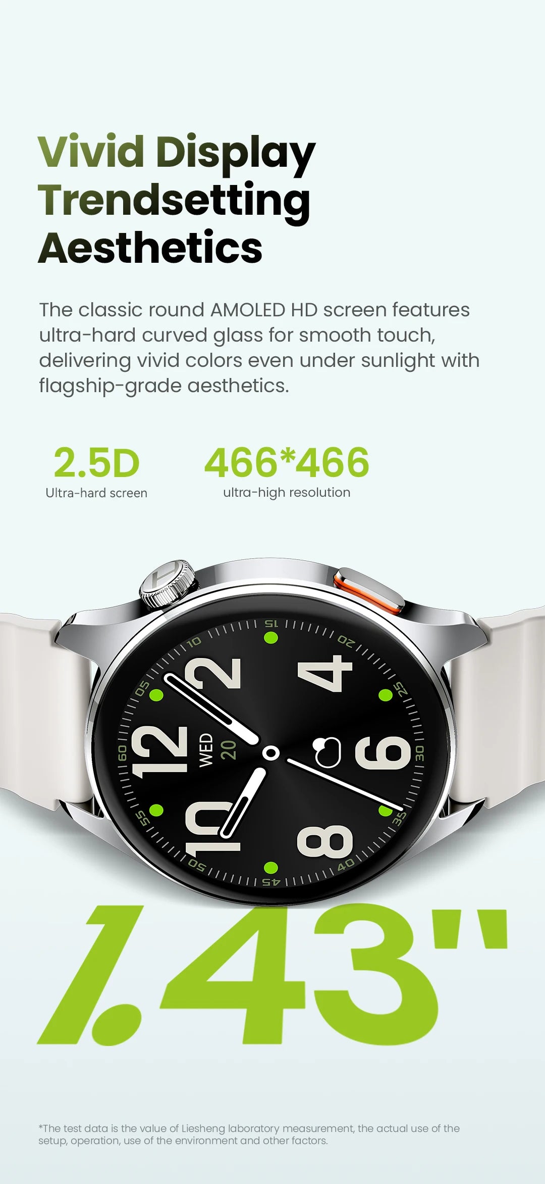 CowLost | haylou-watch-4s-gps-smartwatch-1-43-hd-amoled-display |10