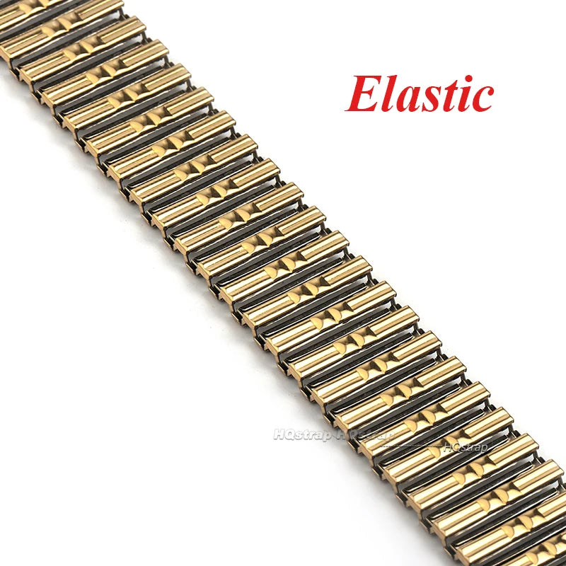 CowLost | bracelets-product_id-16-22mm-stainless-steel-elastic-expansion-watch-strap-silver-gold-black-unisex-bracelet |6