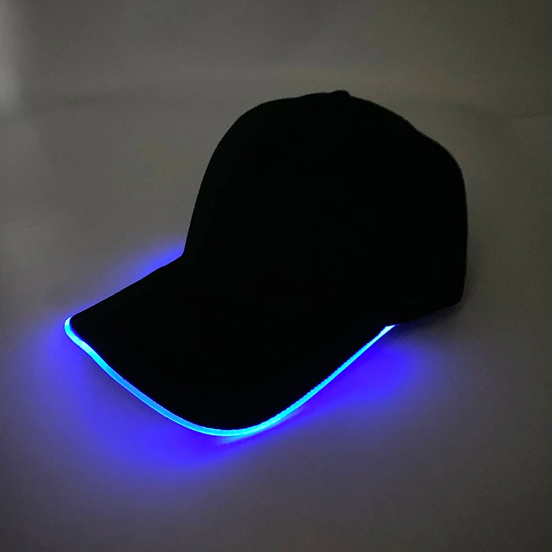 CowLost | fashion-led-glow-cap-outdoor-sport-sunshade-glowing-baseball-cap |18