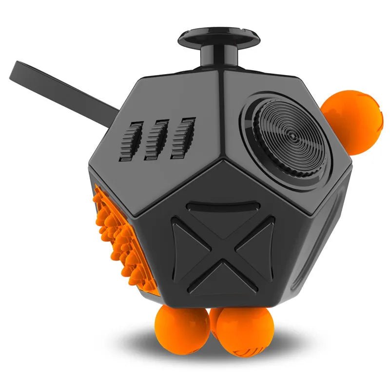CowLost | fidget-cube-edc-anti-stress-sensory-toy-for-anxiety-adhd-autism-12-sided-dice-for-focus |2