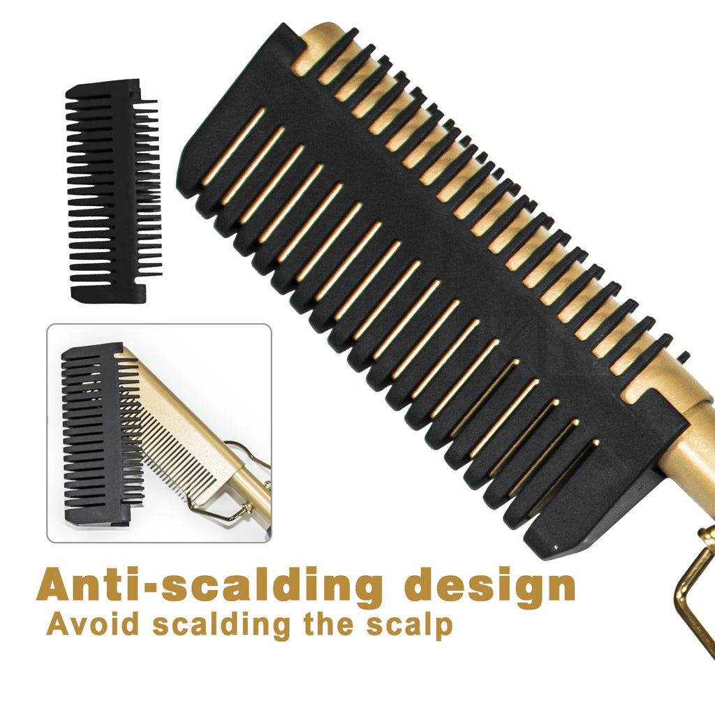 CowLost | tools-hair-iron-straightener-lcd-hot-comb-for-wet-dry-use |15