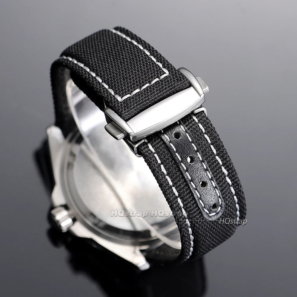 CowLost | product_id-nylon-canvas-watchband-20mm-22mm-for-omega-seamaster-300-with-folding-buckle |6