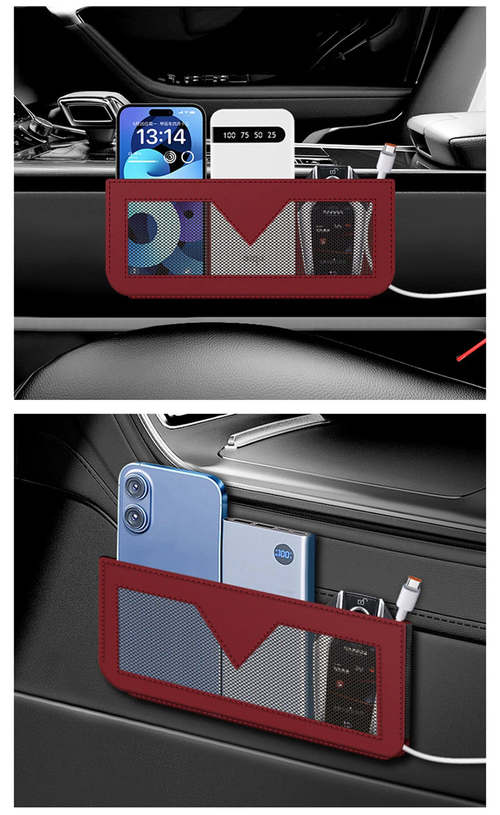 CowLost | product_id-premium-faux-leather-car-seat-back-organizer-with-storage-bag-trash-bin-and-phone-holder |21