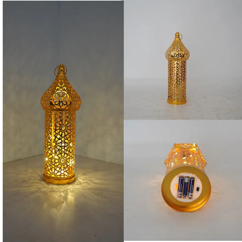 CowLost | festival-lights-metal-led-wind-lantern-ramadan-decorations-for-home |9