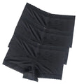 CowLost | product_id-3pcs-women-low-waist-lace-ice-silk-boyshort-panties-m-xl |10