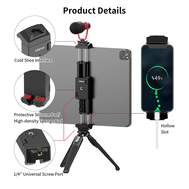 CowLost | ulanzi-st-29-tripod-mount-universal-for-tablet-and-phone-holder |4