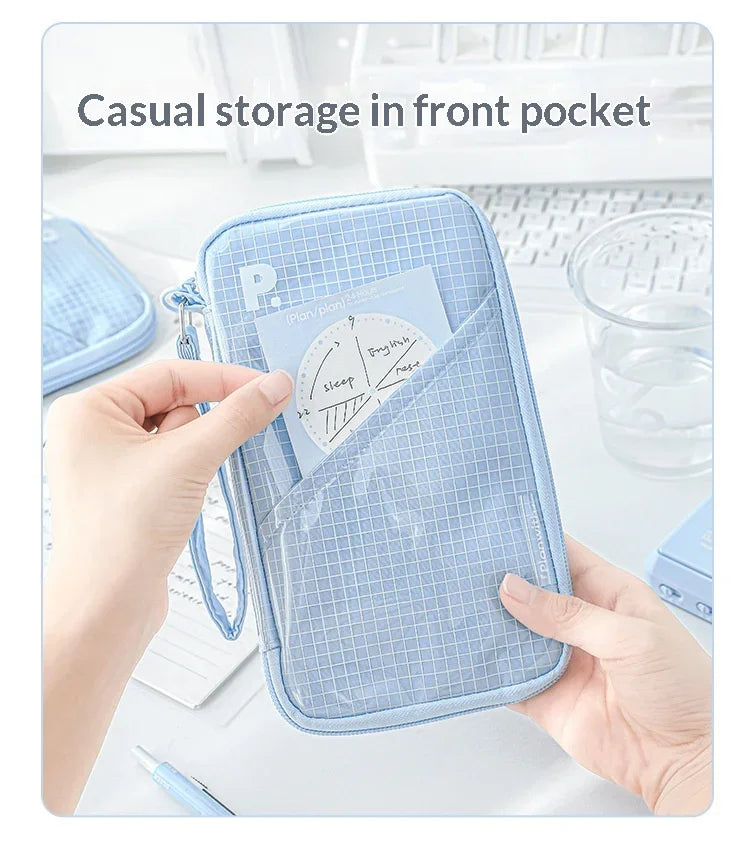 CowLost | product_id-planwith-translucent-sesame-bun-large-capacity-pencil-case-for-school-travel |10