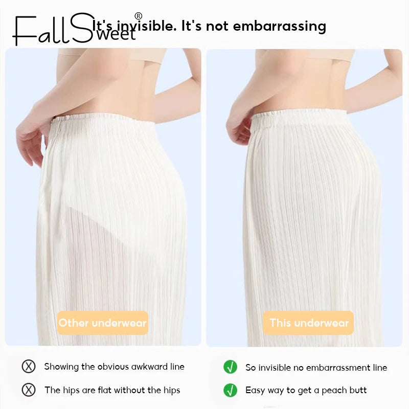 CowLost | product_id-fallsweet-4-pack-seamless-mulberry-silk-womens-briefs-m-2xl-lightweight-underwear |4