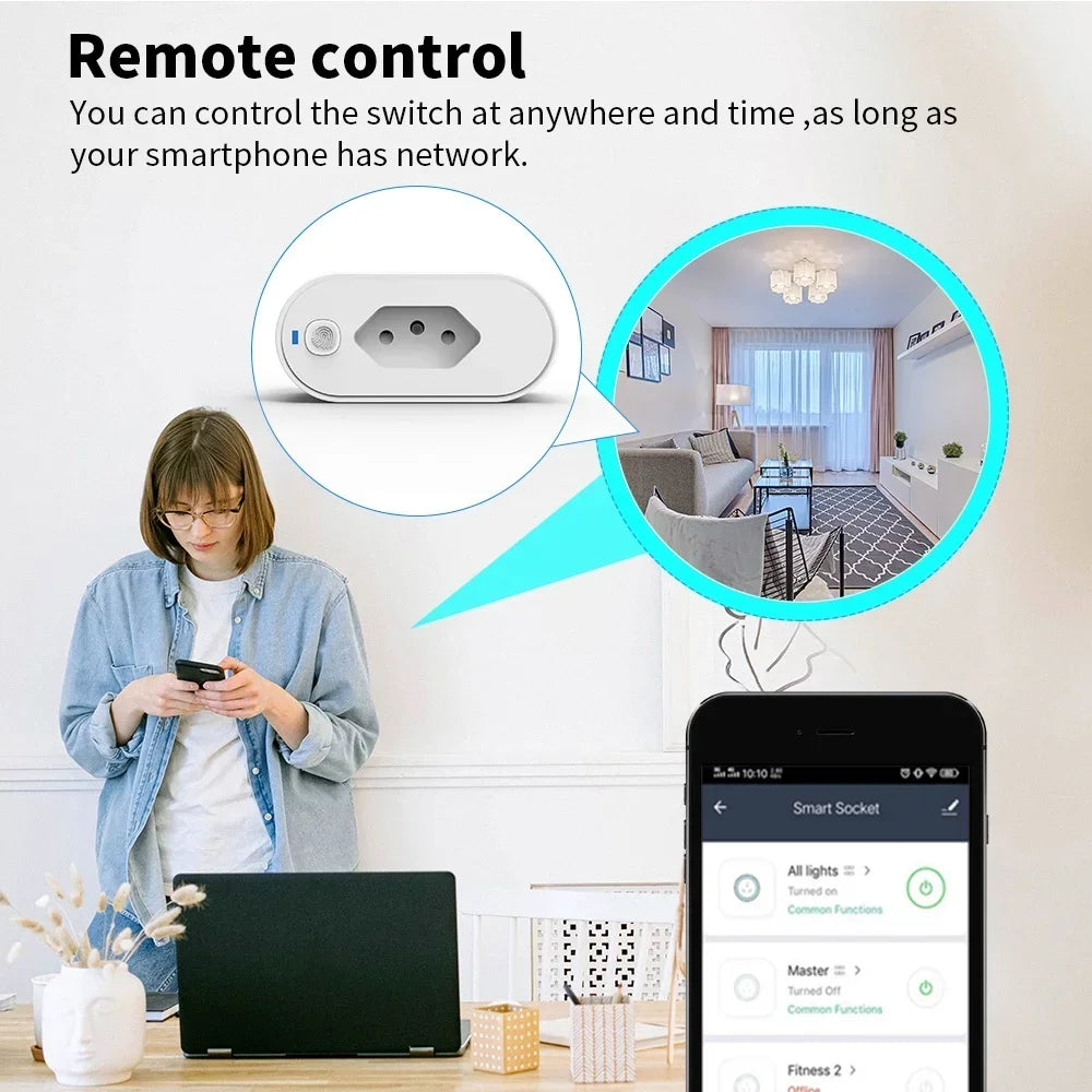 CowLost | wall-socket-controls-sensors-product_id-brazil-tuya-wifi-smart-socket-16a-compatible-with-smart-life-alexa-google-home-voice-control |2