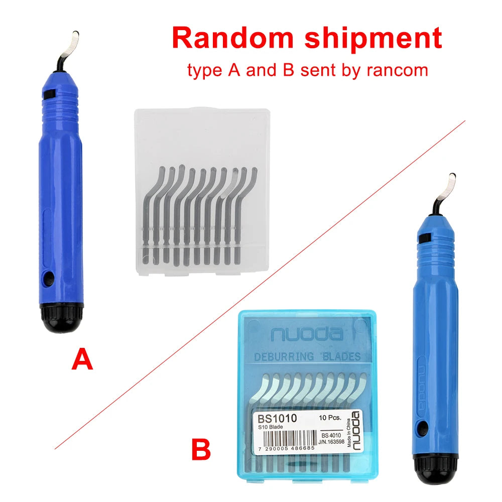CowLost | reamer-tool-parts-bs1010-burr-scraper-nb1100-deburring-handle-for-copper-tube-edge-cutter-trimming-knife |6