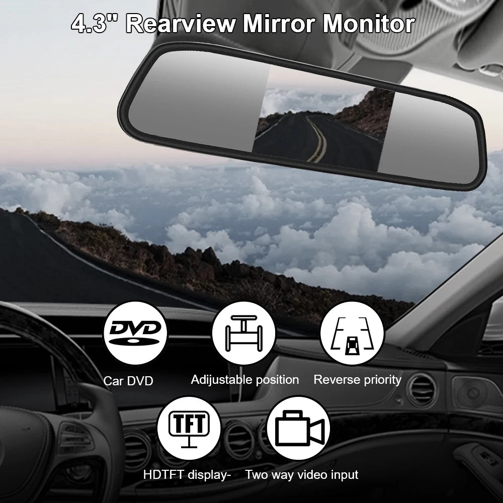 CowLost | product_id-universal-4-3-hd-tft-lcd-car-parking-rearview-mirror-monitor |10
