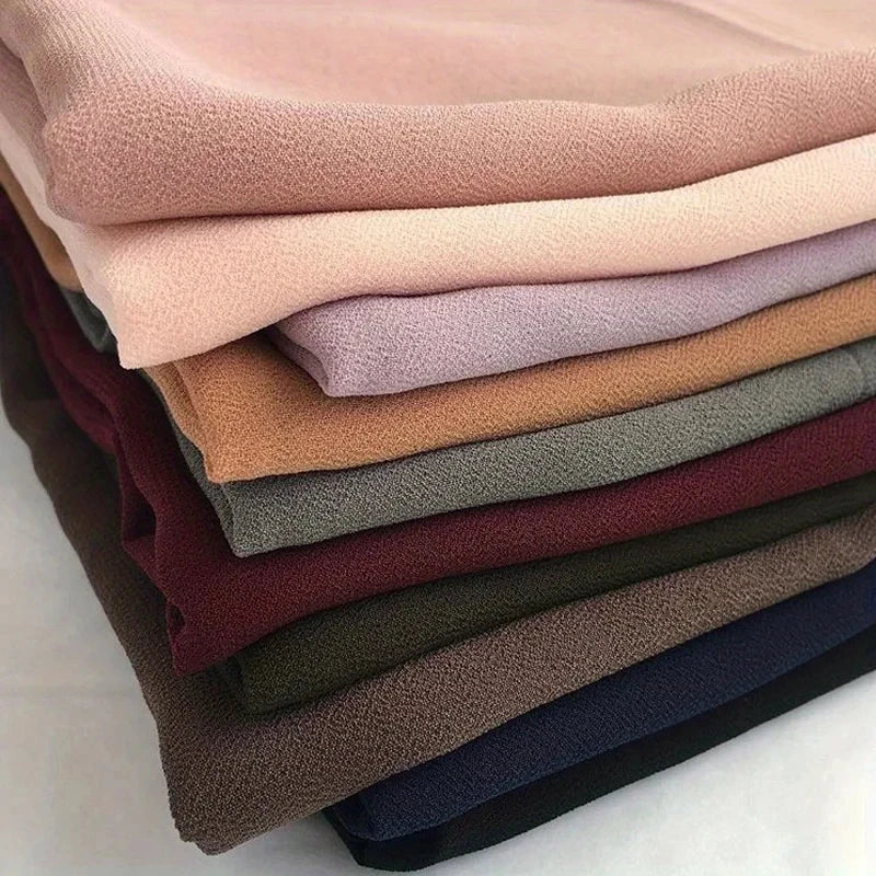 CowLost | muslim-chiffon-hijab-scarf-women-long-solid-color |11