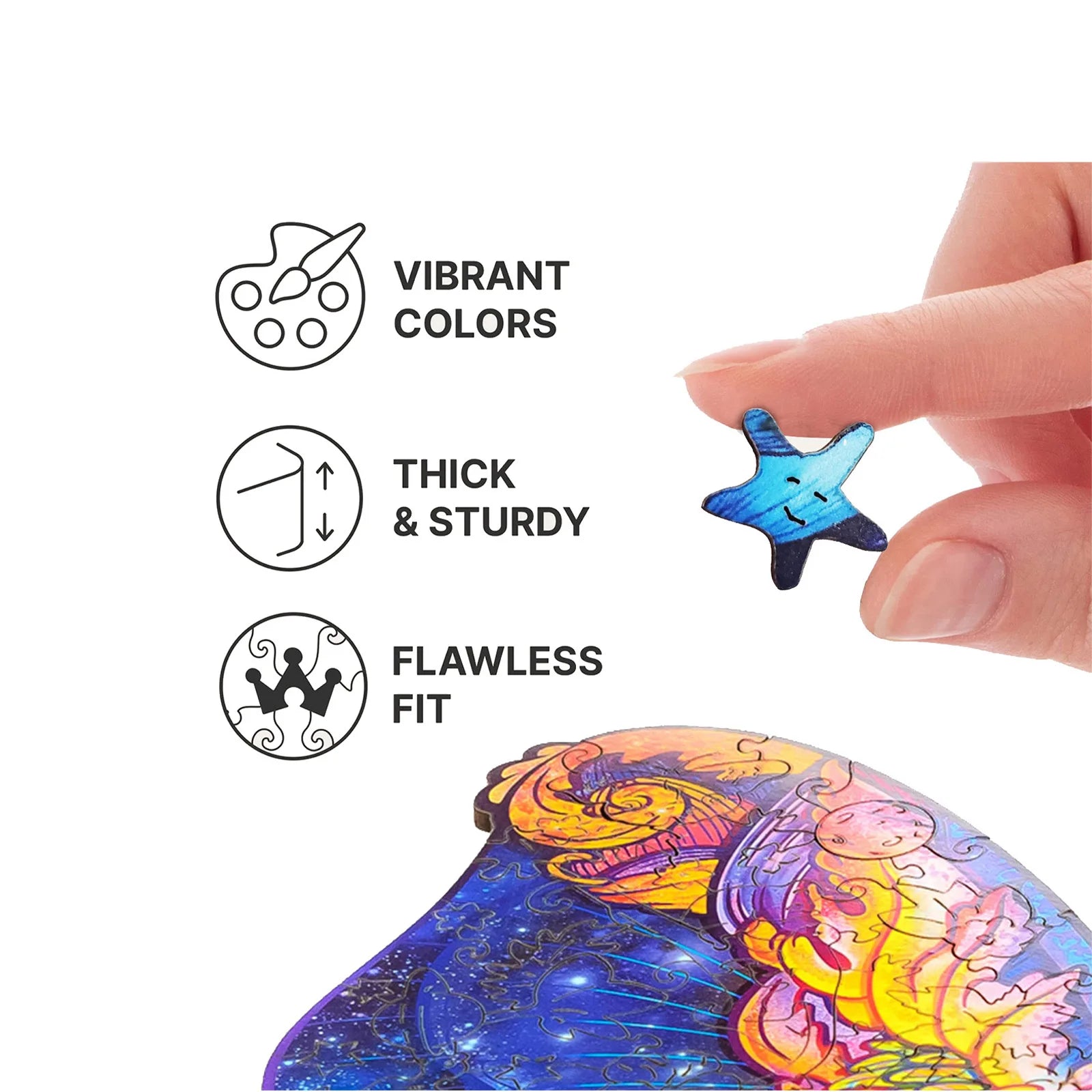 CowLost | product_id-round-peacock-wooden-animal-jigsaw-puzzle-gift-for-adults |8