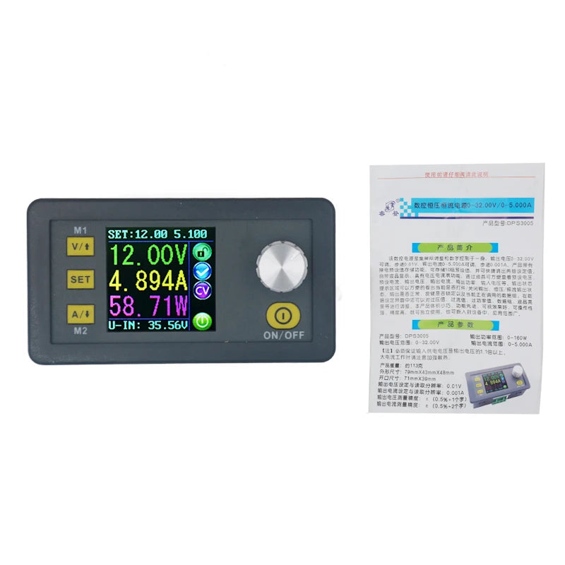 DPS3005 Digital Programmable DC Step-Down Power Supply Module with Voltmeter and Ammeter