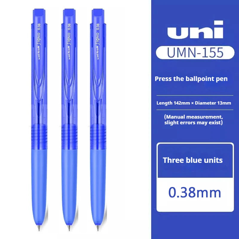 CowLost | product_id-mitsubishi-uni-signo-umn155-gel-pen-0-38-0-5mm-black-red-blue-quick-dry-smooth-low-friction |24