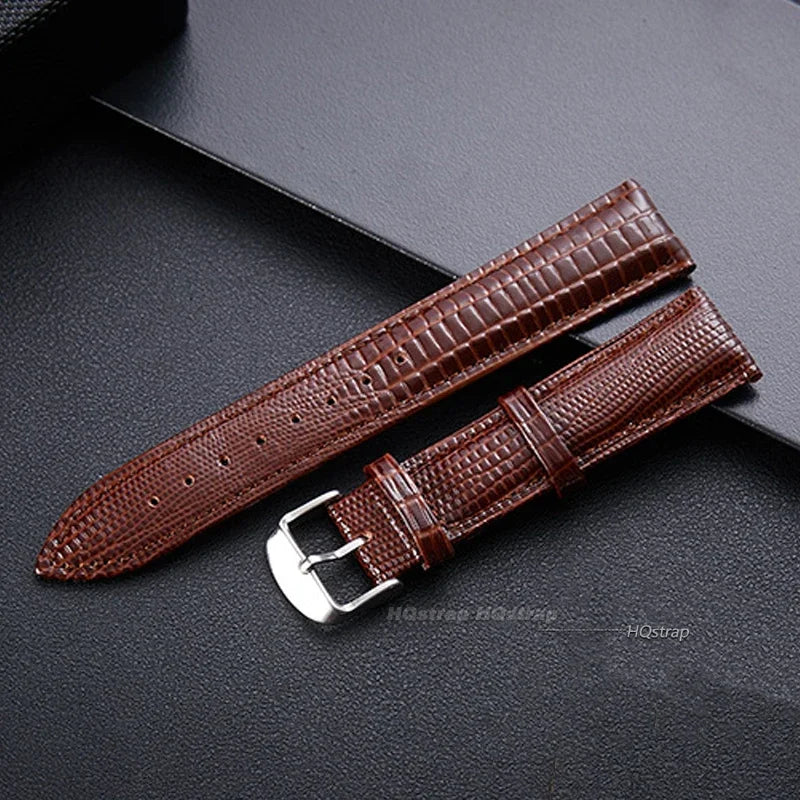 Leather Watch Band Crocodile Texture 12-22mm Wristband Accessories