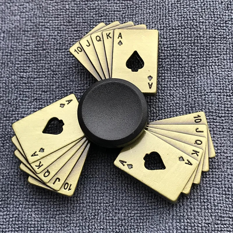 CowLost | product_id-bronze-metal-alloy-fidget-spinner-with-r188-mute-bearing-for-stress-relief |21