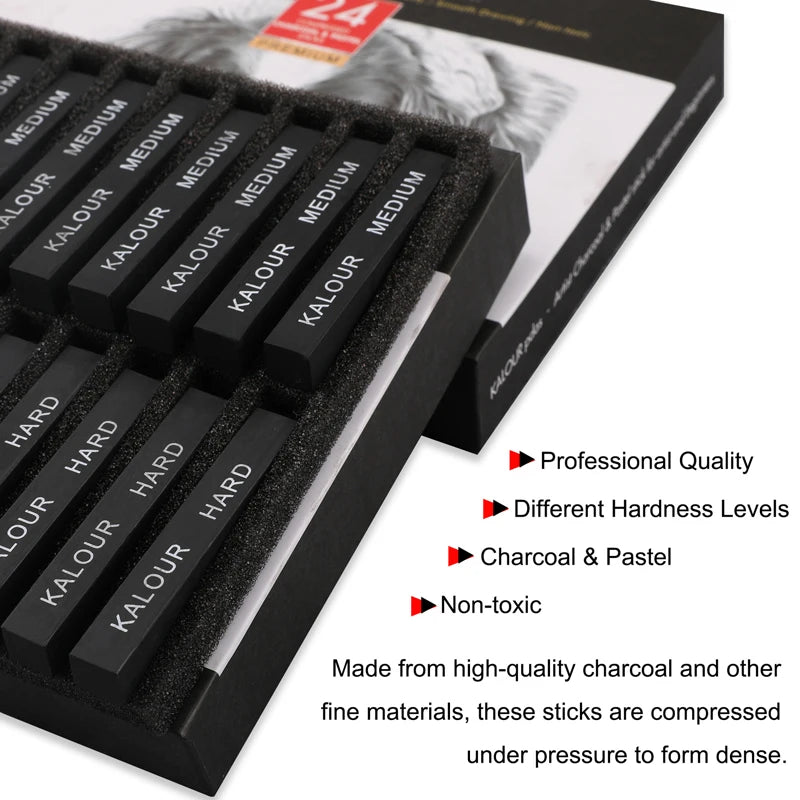 CowLost | product_id-kalour-24-piece-professional-artist-grade-charcoal-pastel-set-for-sketching-and-drawing |8