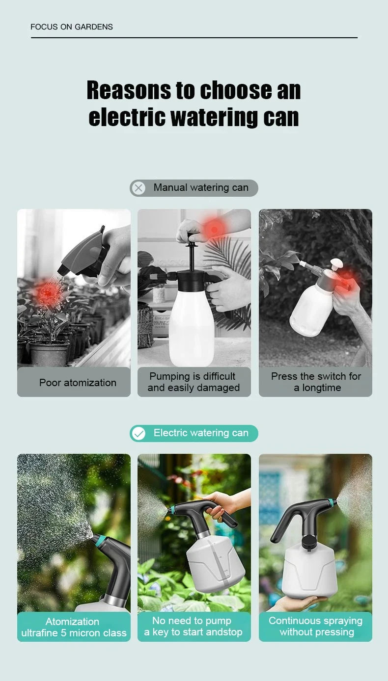 CowLost | homefish-2l-electric-watering-can-automatic-garden-irrigation-tool-for-household-agricultural-spray-disinfection-1 |10