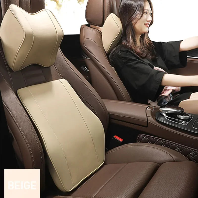 CowLost | back-lumbar-support-cushions-product_id-car-headrest-pillow-neck-and-waist-support-memory-cotton-cushion-auto-accessory |6