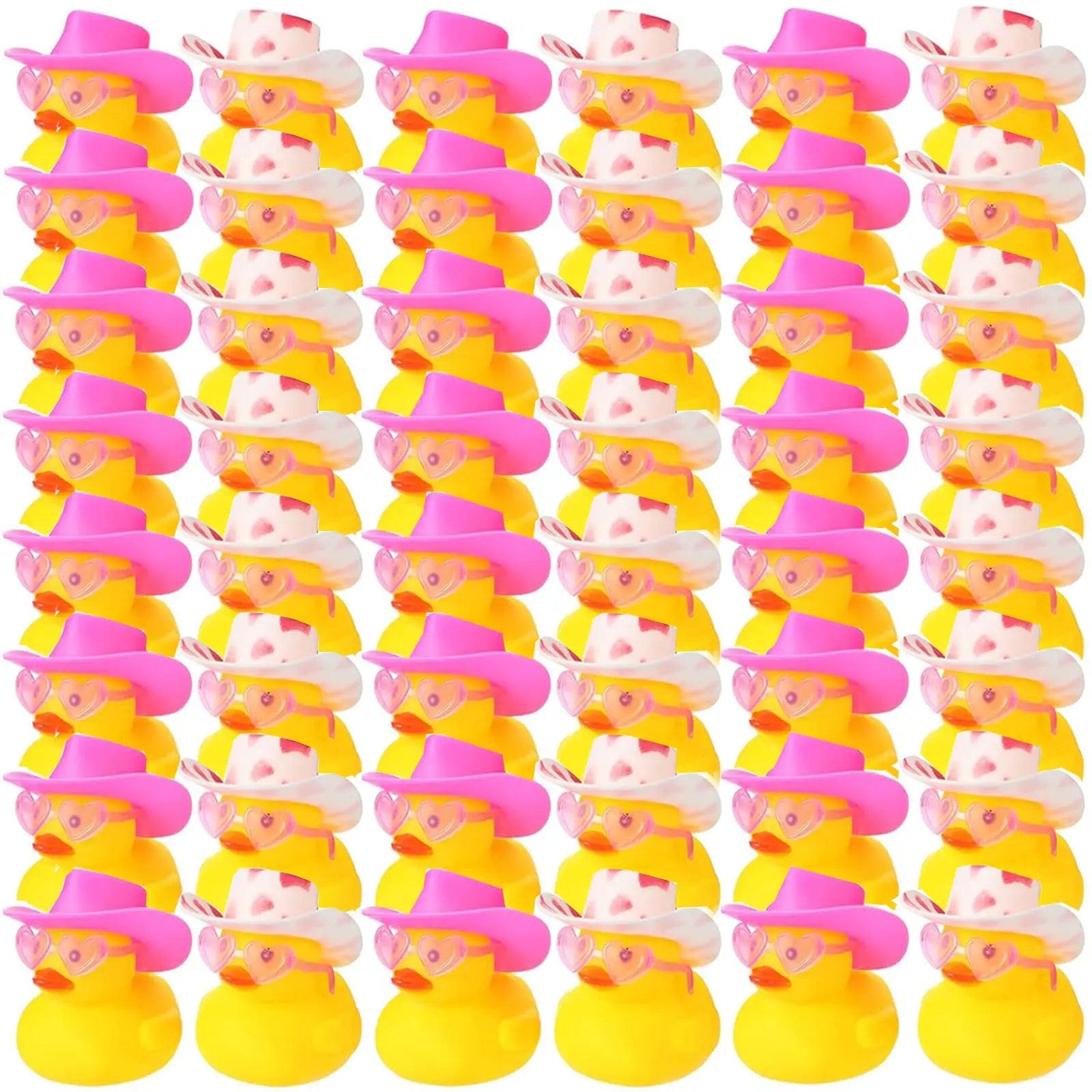 CowLost | product_id-24-48-pcs-pink-valentine-rubber-ducks-bath-toys-for-wedding-holiday-gifts |1