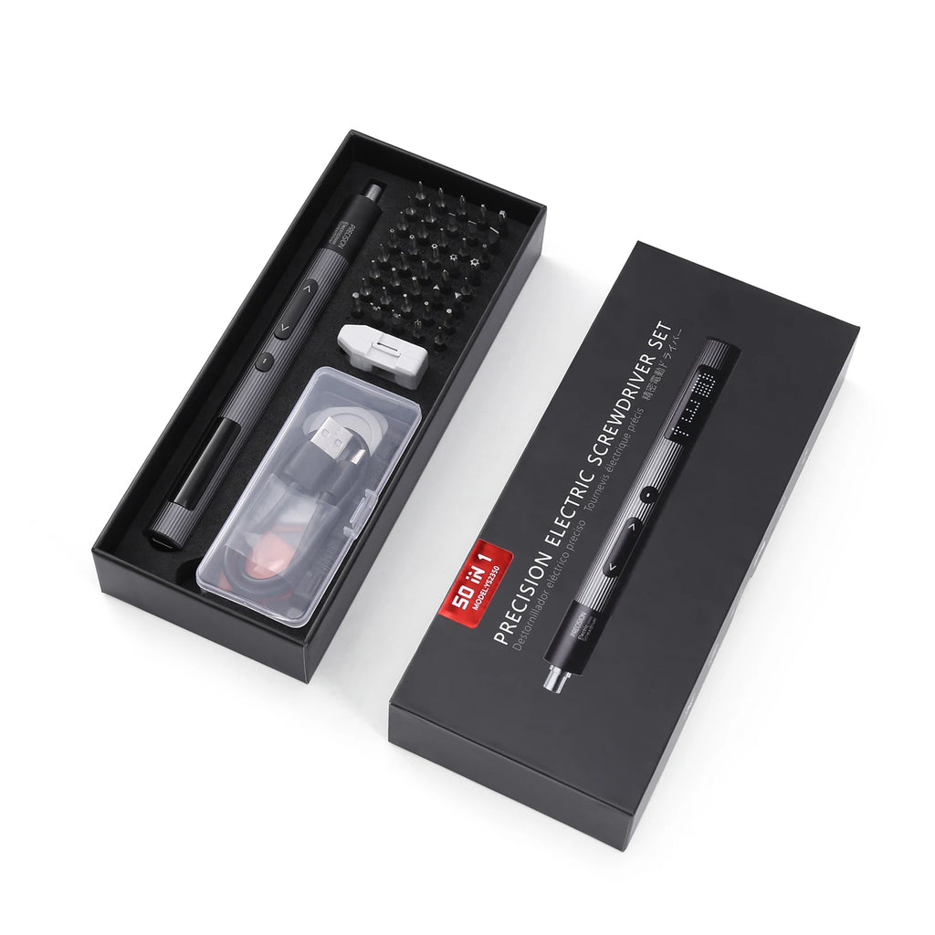 ORIA 50-in-1 Cordless Rechargeable Electric Precision Screwdriver Set for Phone Laptop Glasses Repair