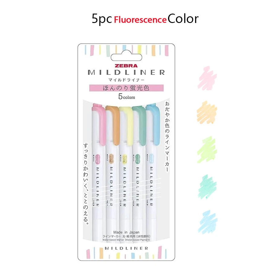 CowLost | product_id-zebra-mildliner-highlighters-5-40-colors-dual-tip-markers-for-art-and-drawing |18