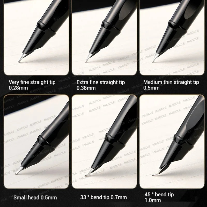 CowLost | product_id-metal-fountain-pen-with-multiple-nib-sizes-0-28-1-0mm-for-calligraphy-and-fine-arts |6
