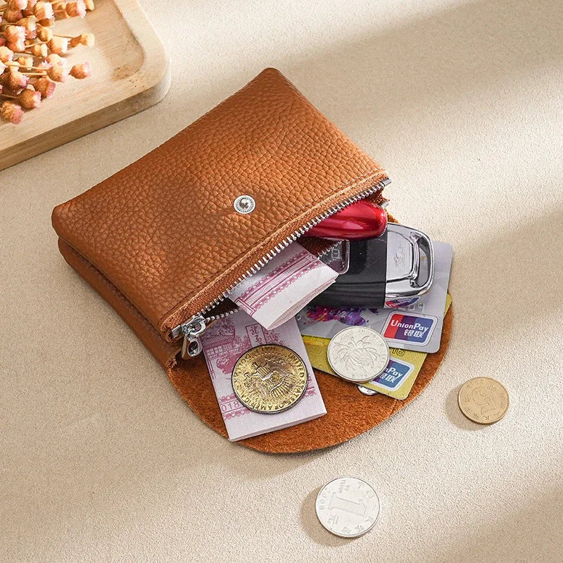CowLost | activewear-pants-genuine-top-layer-cowhide-coin-purse-for-women |26