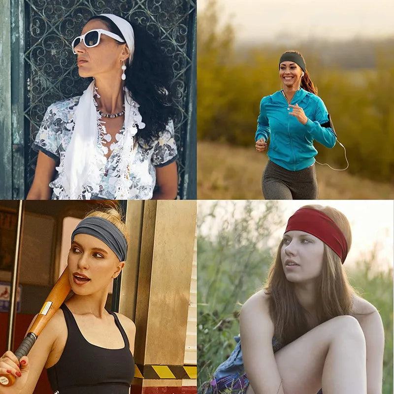 CowLost | women-headband-turban-solid-color-elastic-hair-bands |8