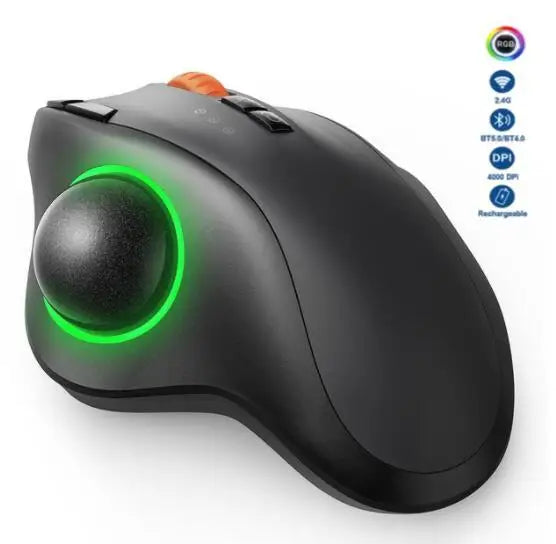 CowLost | jomaa-bluetooth-rgb-trackball-mouse-2-4ghz-wireless-finger-control-rechargeable-ergonomic-backlit-rollerball-mice-for-mac-ipad |17