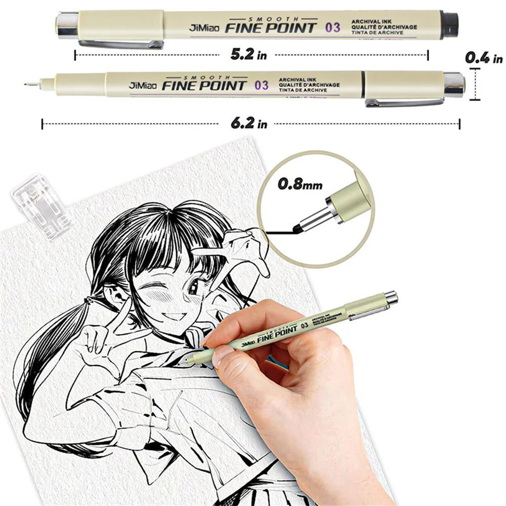 CowLost | markers-product_id-kolorowys-micro-fineliner-black-waterproof-art-pen-for-drawing-and-sketching |10