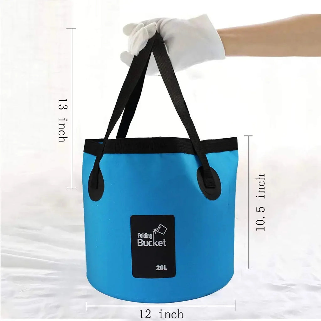CowLost | emergency-water-storage-containers-product_id-20l-portable-foldable-camping-water-bucket-for-travel-hiking-fishing-gardening-car-supplies |2