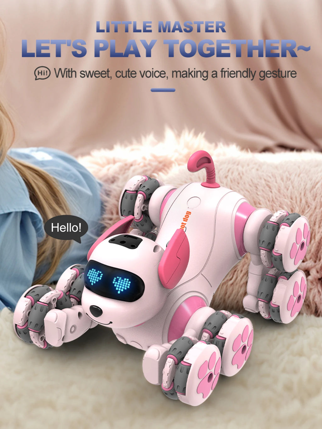 CowLost | product_id-remote-control-eight-wheeled-stunt-robot-dog-toy-interactive-electronic-pet-for-kids |7