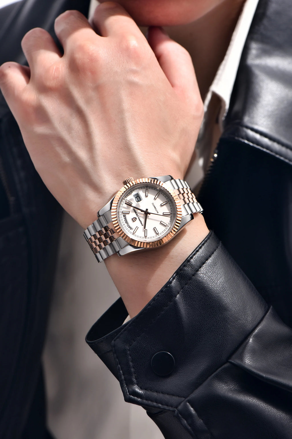 CowLost | pagani-design-2025-new-enamel-dial-dd36-luxury-silver-gold-automatic-watch |11