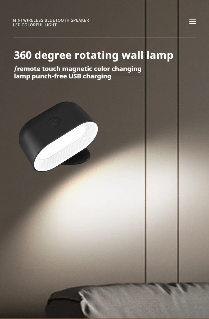 CowLost | product_id-kfvc-360-rotatable-rgb-dimmable-wall-night-light-with-remote-for-bedroom |13