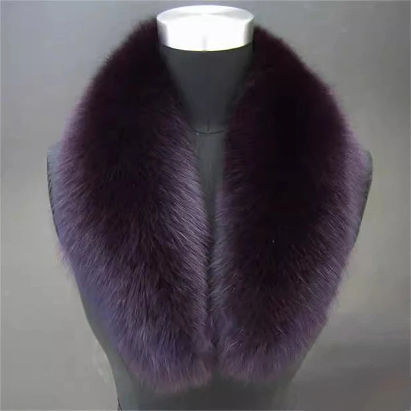 CowLost | natural-color-raccoon-fox-collar-scarf |21