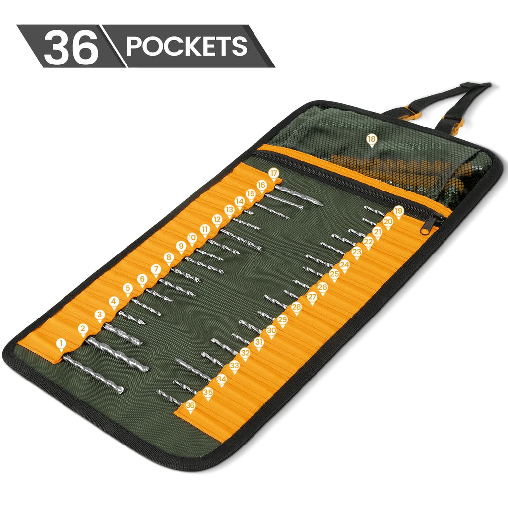 CowLost | 1tool-roll-up-bag-gifts-for-men-dad-husband-him-fathers-day-portable-foldable-tools-storage-for-men-heavy-duty-tool-organizer |2