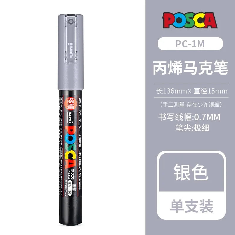 CowLost | product_id-uni-posca-pc-1m-3m-5m-multi-color-acrylic-permanent-marker-for-fabric-rock-metal-pop-posters-graffiti |50