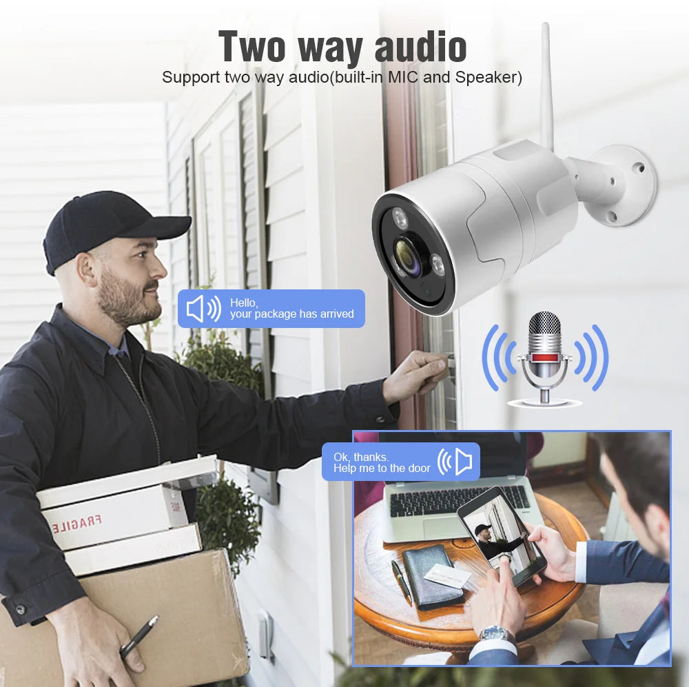 CowLost | hd-2mp-5mp-8mp-bullet-ip-camera-wifi-wireless-security-cctv-camera-fisheye-lens-180-degrees-view-ir-20m-outdoor-p2p-app-camhipro |6