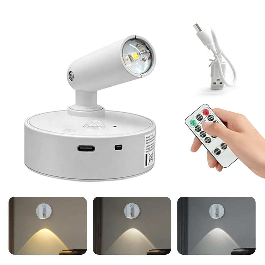 CowLost | product_id-magnetic-rotatable-touch-dimmable-rgb-3-color-led-spotlight-with-remote-usb-rechargeable-motion-sensor-wall-light |24