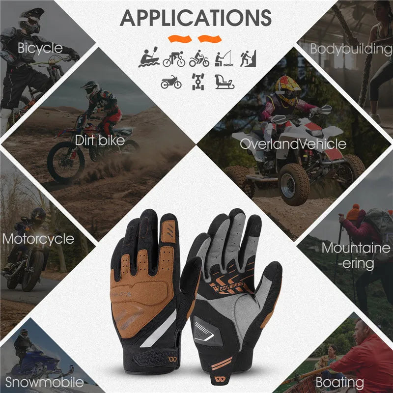 CowLost | west-biking-touch-screen-bicycle-gloves-motorcycle-men-women-full-finger-riding-racing-gym-fitness-cycling-mtb-road-sport-gloves |14