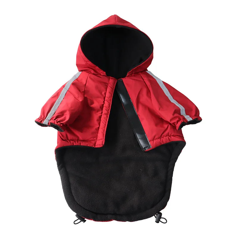 CowLost | activewear-pants-waterproof-warm-autumn-winter-pet-coat-with-hood-and-reflective-print |19