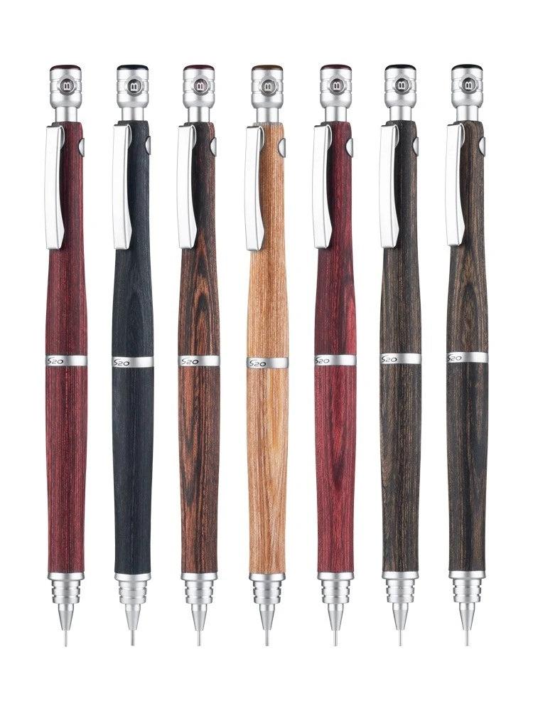 CowLost | product_id-pilot-s20-premium-mechanical-pencil-0-5mm-low-center-gravity-ebony-wood-barrel-for-sketching-technical-drawing |16
