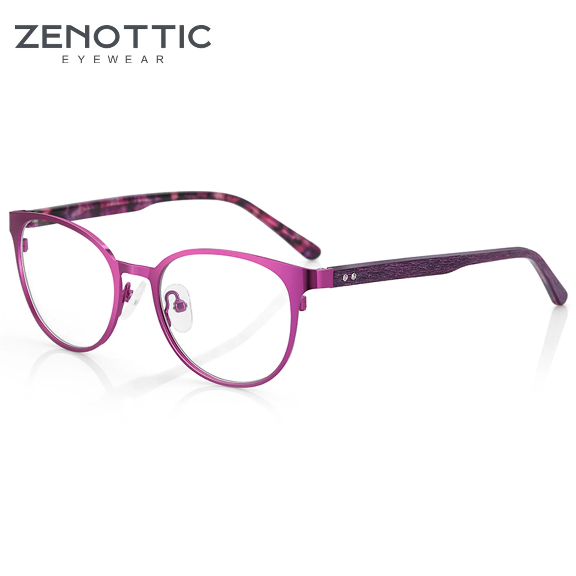 CowLost | zenottic-kids-round-metal-stylish-trending-glasses-frame |1