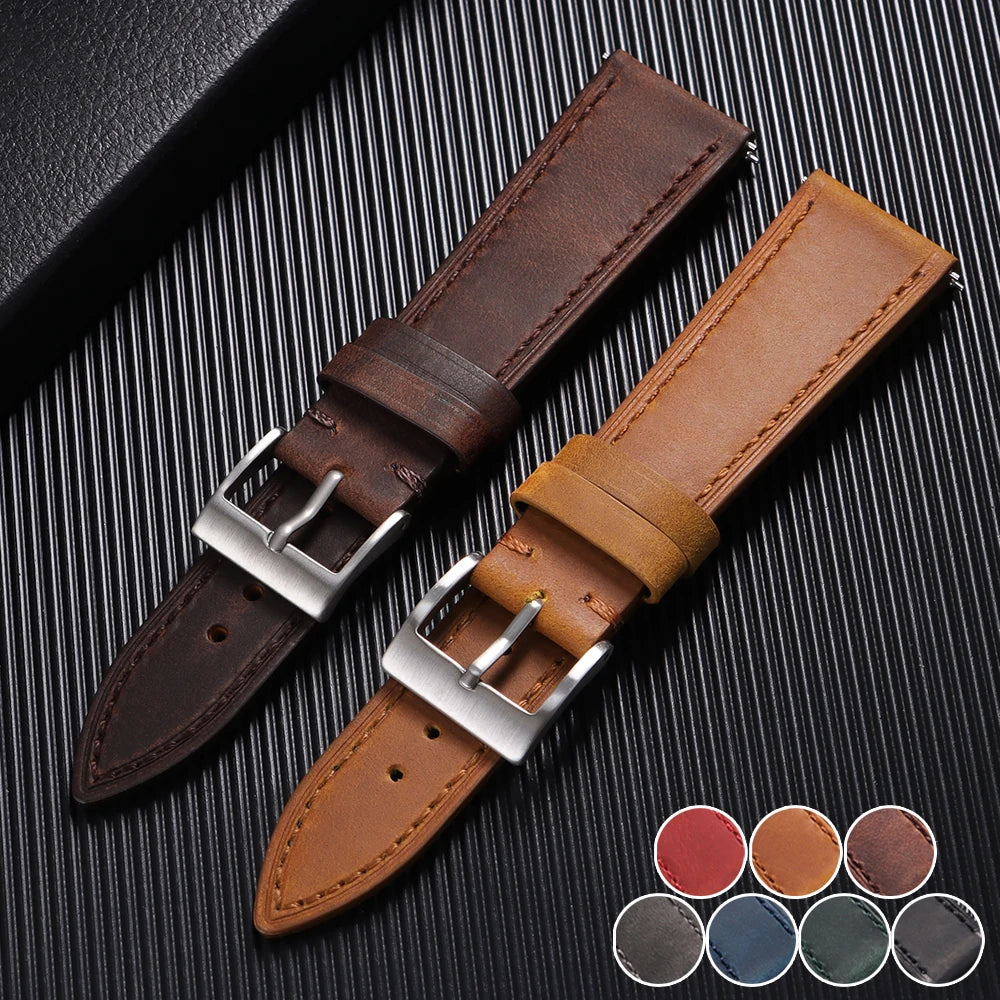 CowLost | bracelets-product_id-vintage-leather-quick-release-watch-bands-18-24mm-unisex-retro-calfskin-straps |1
