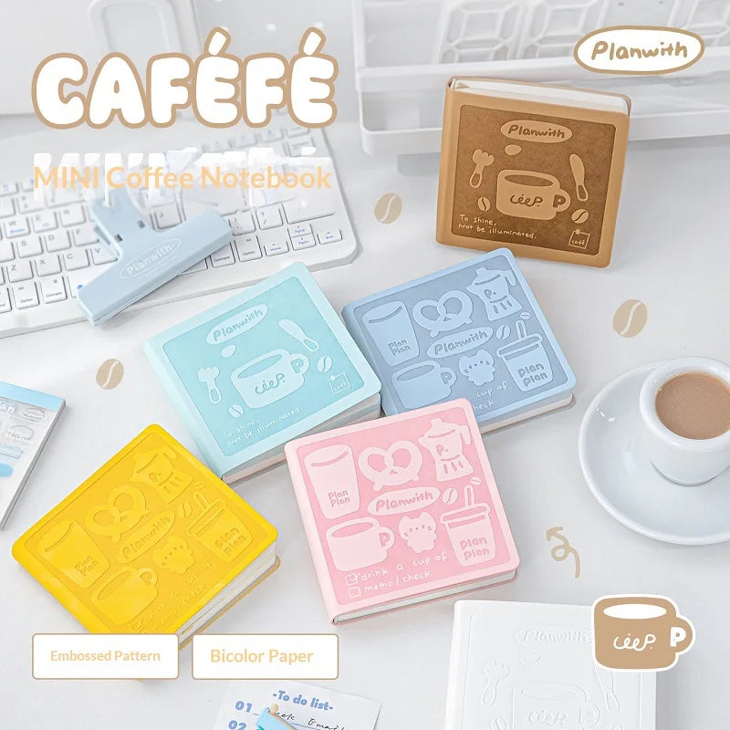 CowLost | product_id-planwith-coffee-theme-kawaii-mini-memo-pad-thick-blank-pages-for-journaling-sketching-to-do-lists |2
