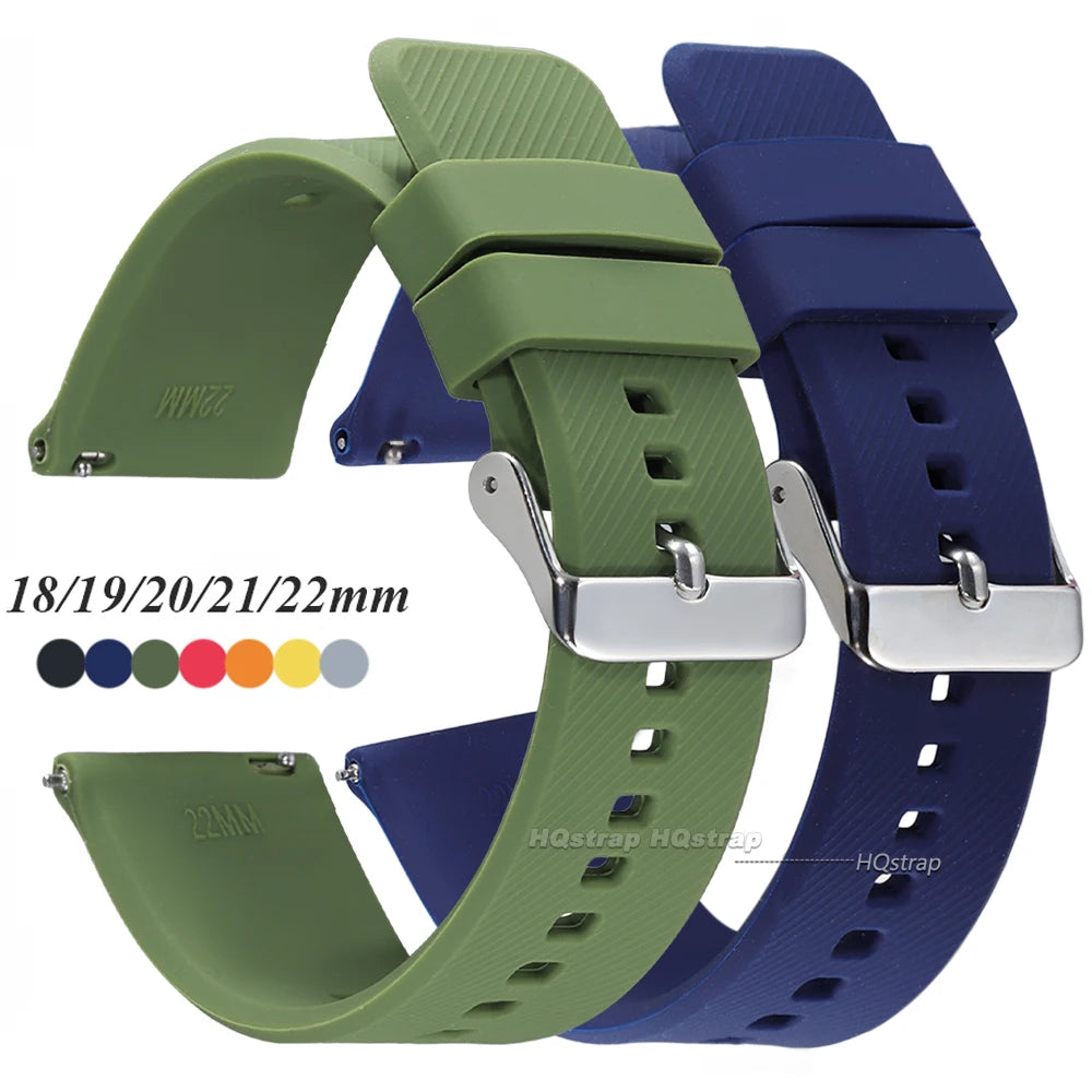 CowLost | product_id-quick-release-waterproof-silicone-watch-strap-18-22mm-soft-rubber-sport-band |10