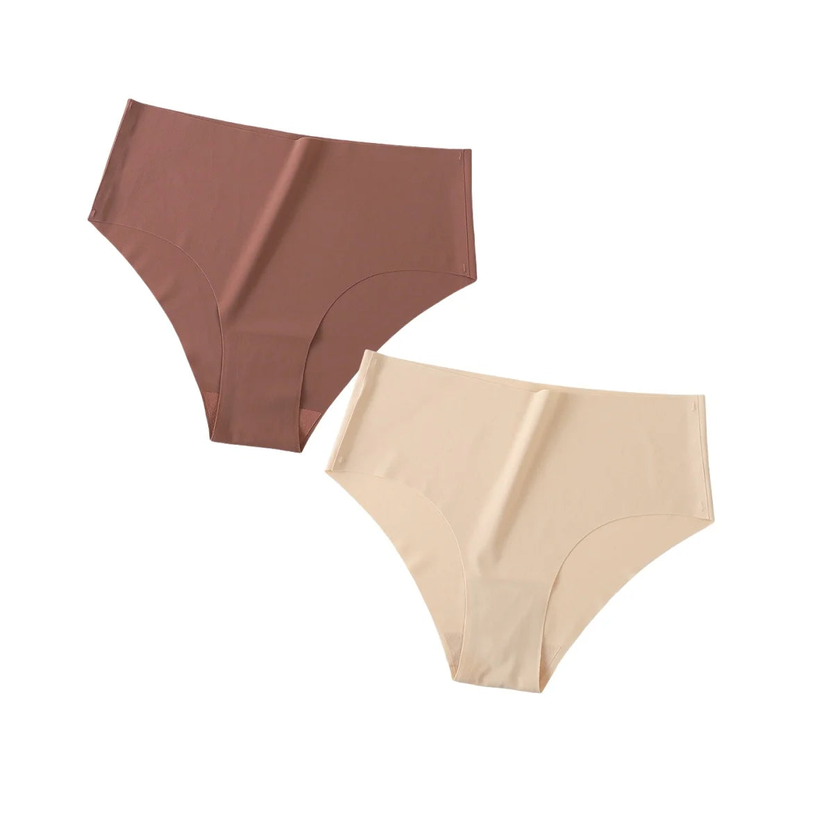 CowLost | product_id-2pcs-womens-high-waist-seamless-ice-silk-briefs-xs-xl |18